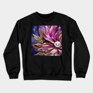 Pearly flower Crewneck Sweatshirt